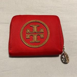 Tory Burch red wallet